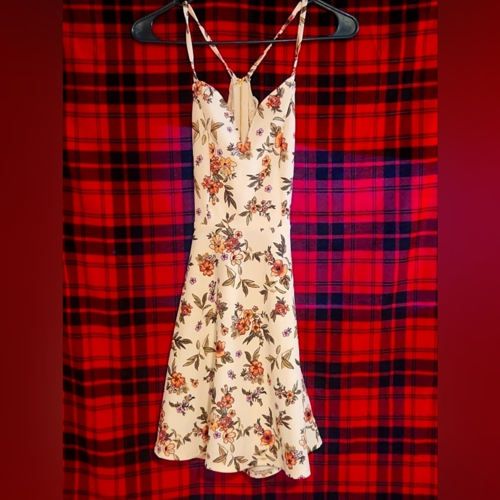 White Floral Dress